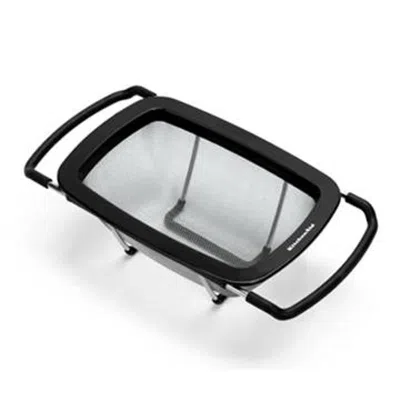 Kitchenaid 6009339 22 Black & White Stainless Steel Expandable Colander