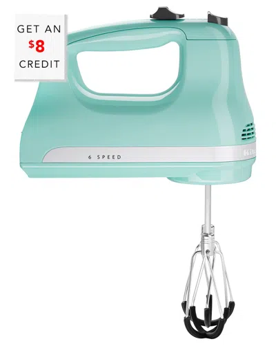 Kitchenaid 6-speed Hand Mixer With Flex Edge Beaters With $8 Credit