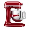 Kitchenaid Artisan Series 5-qt. Tilt-head Stand Mixer With Hammered Bowl In Empire Red