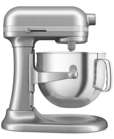 Kitchenaid 7-quart 11-speed Bowl-lift Stand Mixer, Plus Half-speed Ksm70skxx In Silver