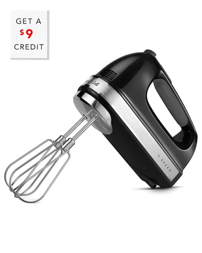 Kitchenaid 7-speed Hand Mixer With Turbo Beaters Ii With $9 Credit In Black