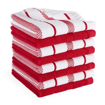 Kitchenaid Albany 8-pc. Dish Cloth Set In Red