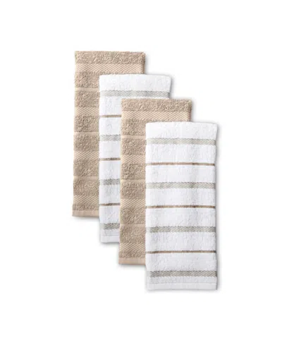 Kitchenaid Albany Kitchen Towel Set, 4 Piece In Neutral