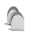 Kitchenaid Albany Mini 2-pc. Oven Mitt Set In Gray