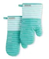 Kitchenaid Albany Oven Mitt 2-pack Set, 7" X 13" In Green