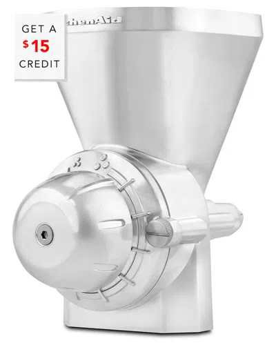 Kitchenaid All Metal Grain Mill Attachment For Stand Mixers With $15 Credit