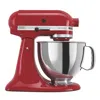 Kitchenaid Artisan Series 5-qt. Tilt-head Stand Mixer With Hammered Bowl In Empire Red