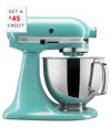 Kitchenaid Artisan Series 5qt Ice Blue Tilt-back Head Stand Mixer$45 Credit With $45 Credit