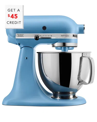 KITCHENAID KITCHENAID ARTISAN SERIES 5QT BLUE VELVET TILT-BACK HEAD STAND MIXER WITH $45 CREDIT