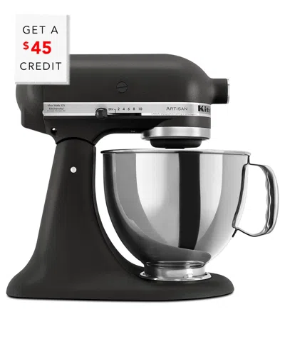 Kitchenaid Artisan Series 5qt Imperial Black Tilt-back Head Stand Mixer With $45 Credit