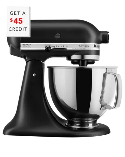 KITCHENAID KITCHENAID ARTISAN SERIES 5QT MATTE BLACK TILT-BACK HEAD STAND MIXER WITH $45 CREDIT