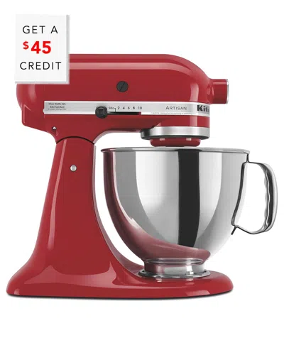 KITCHENAID KITCHENAID ARTISAN SERIES 5QT RED TILT-BACK HEAD STAND MIXER WITH $45 CREDIT