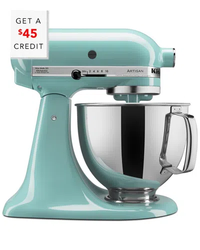 Kitchenaid Artisan Series 5qt Tilt-head Stand Mixer With $45 Credit In Blue