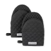 Kitchenaid Asteroid 2-pc. Mini Oven Mitt Set In Black