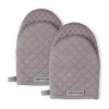 Kitchenaid Asteroid 2-pc. Mini Oven Mitt Set In Gray