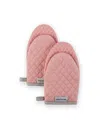 Kitchenaid Asteroid Mini Oven Mitt Set, 2 Piece In Open Rose