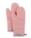 Kitchenaid Asteroid Oven Mitt Set, 2 Piece In Open Rose
