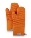 Kitchenaid Asteroid Oven Mitt Set, 2 Piece In Orange