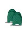 Kitchenaid Asteroid Mini 2-pc. Oven Mitt Set In Green