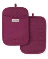 Kitchenaid Asteroid Pot Holder 2-pack Set, 7" X 10" In Beet 1