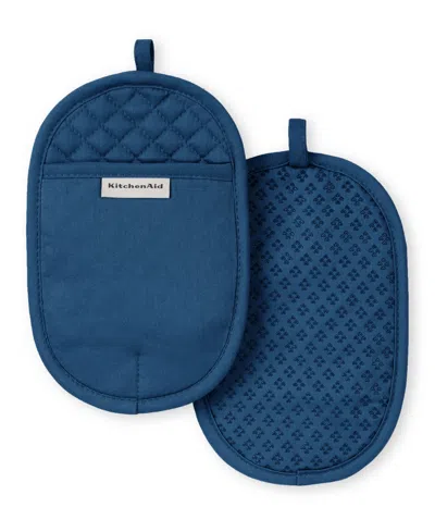 Kitchenaid Asteroid Pot Holder Set, 2 Piece In Blue