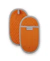 Kitchenaid Asteroid Pot Holder Set, 2 Piece In Orange