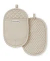 Kitchenaid Asteroid Pot Holder Set, 2 Piece In Neutral