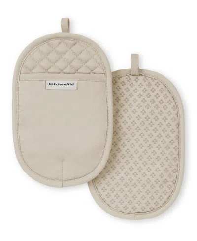 Kitchenaid Asteroid Pot Holder Set, 2 Piece In White