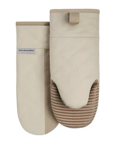 Kitchenaid Beacon 2-pc. Oven Mitt Set In Milkshake,beige
