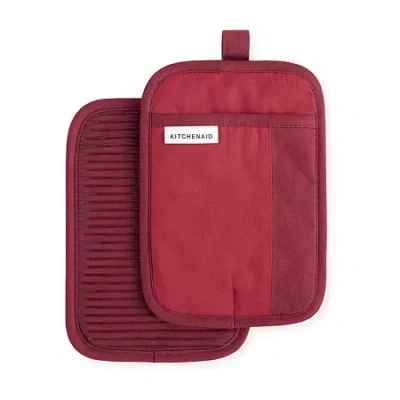 Kitchenaid Beacon 2-pc. Pot Holder Set In Red