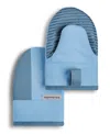 Kitchenaid Beacon Mini 2-pc. Oven Mitt Set In Blue
