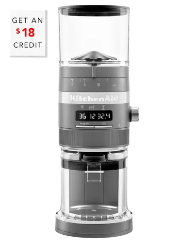 Kitchenaid Burr Coffee Grinder With $18 Credit In Grey