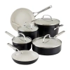 Kitchenaid Ceramic 10-pc. Non-stick Cookware Set In Black