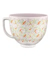 Kitchenaid Ceramic 5-quart Wildflower Mixing Bowl In Multi