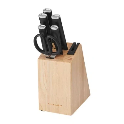 Kitchenaid Classic 7-pc. Knife Block Set In Black