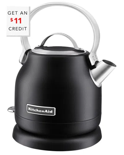 Kitchenaid Compact Black 1.25l Electric Kettle With $11 Credit