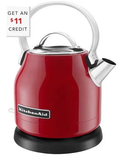 Kitchenaid Compact Red 1.25l Electric Kettle With $11 Credit