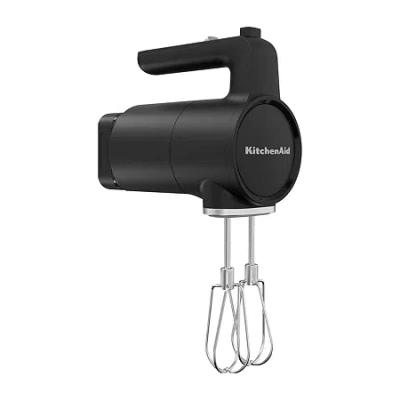 Kitchenaid Cordless Hand Mixer With Battery In Black
