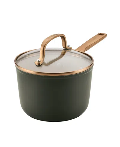Kitchenaid Design Series Hard-anodized Ceramic Induction 2-quart Lidded Saucepan In Gray