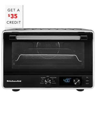 Kitchenaid Digital Black Countertop Oven With Air Fryer With $35 Credit In Multi