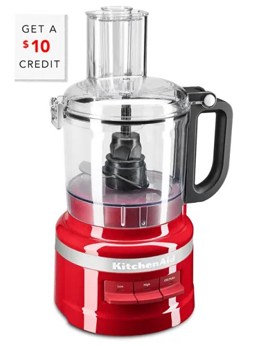 Kitchenaid Easy Store 7-cup Food Processor With $10 Credit In Red