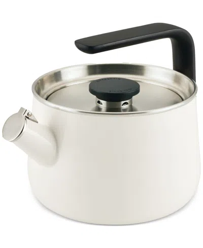 Kitchenaid Enamel-on-steel Induction Teakettle, 2 Quart In White