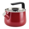 Kitchenaid Enameled Steel Induction 2 Qt Whistling Tea Kettle In Red