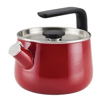 KITCHENAID ENAMEL ON STEEL WHISTLING 2-QT. TEA KETTLE