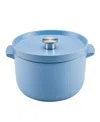 Kitchenaid Enameled Cast Iron 6-quart Dutch Oven In Blue Velvet