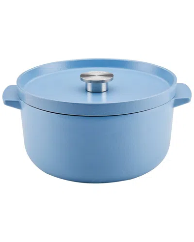 Kitchenaid Enameled Cast Iron Induction Dutch Oven In Blue