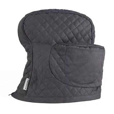 Kitchenaid Fitted Tilt-head Mixer Cover In Gray