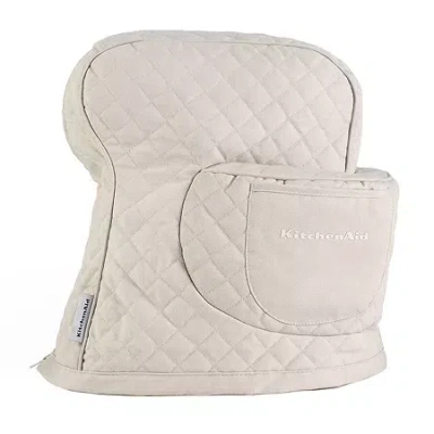 Kitchenaid Fitted Tilt-head Mixer Cover In Neutral