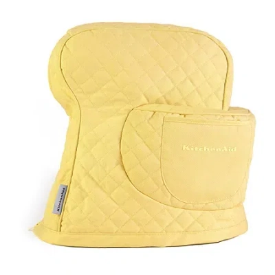 Kitchenaid Fitted Tilt-head Mixer Cover In Yellow