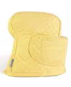 Kitchenaid Fitted Tilt-head Solid Stand Mixer Cover With Storage Pocket, Quilted, 14.37" X 18" X 10" In Yellow